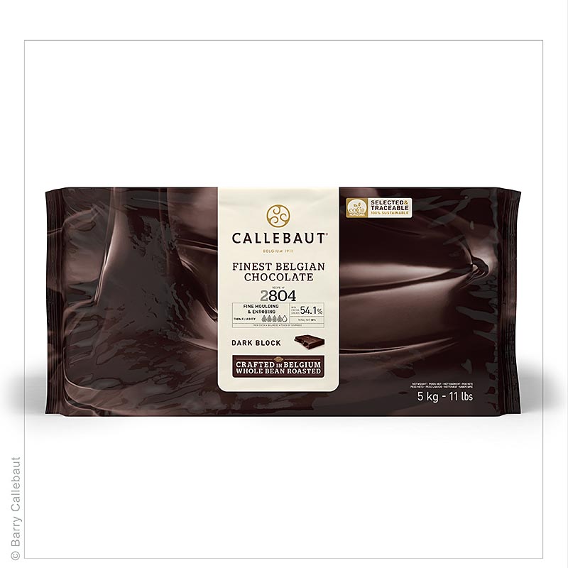 Origine Équateur, couverture au lait entier, callets, 39 % Cacao, 25,5 % de lait, 2,5 kg