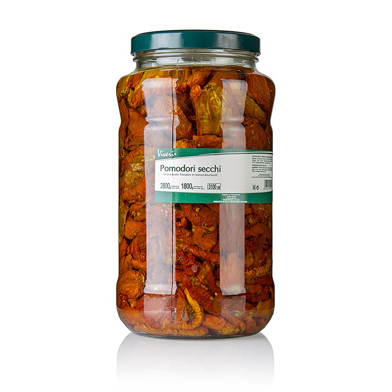 Viveri - Eingelegte getrocknete Tomaten, in Sonnenblumenöl, 2,8 kg