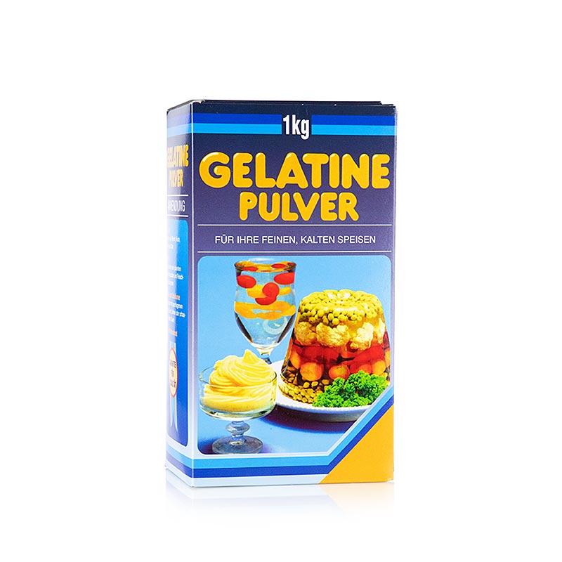 Gélatine en poudre, blanche, 160 Bloom, 1 kg
