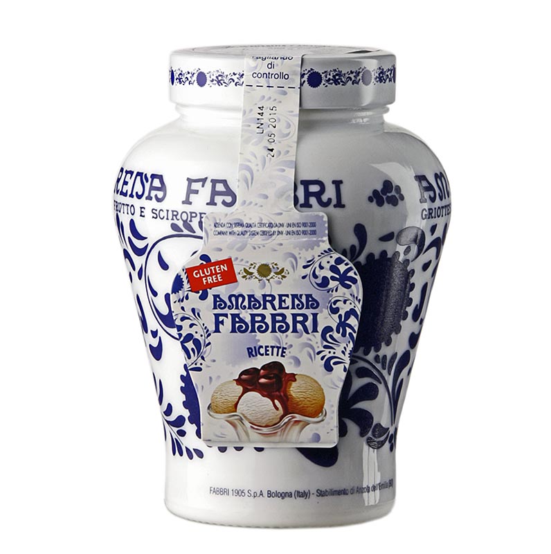 Cerises amarena, au sirop, vase, 600 g