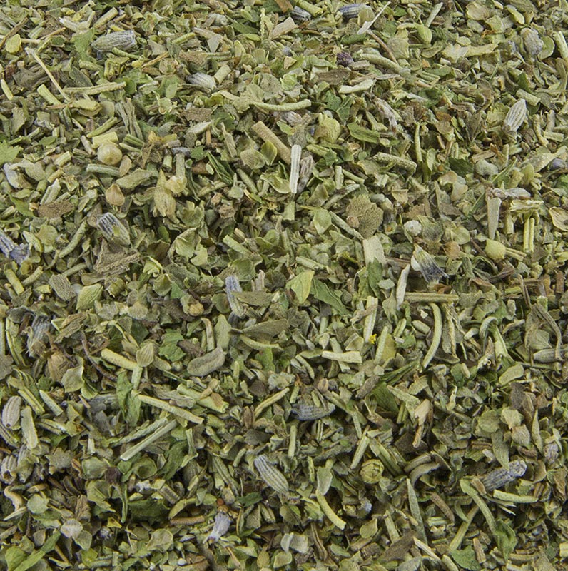 Kräuter der Provence, getrocknet, Ros./Majo./Oreg./Basi./Peters./Lavendel, 1 kg