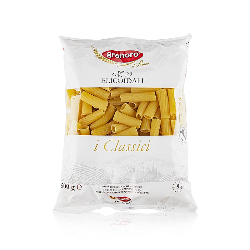 Granoro Rigatoni/ Elicoidali, tubes courts, No.23, 500 g
