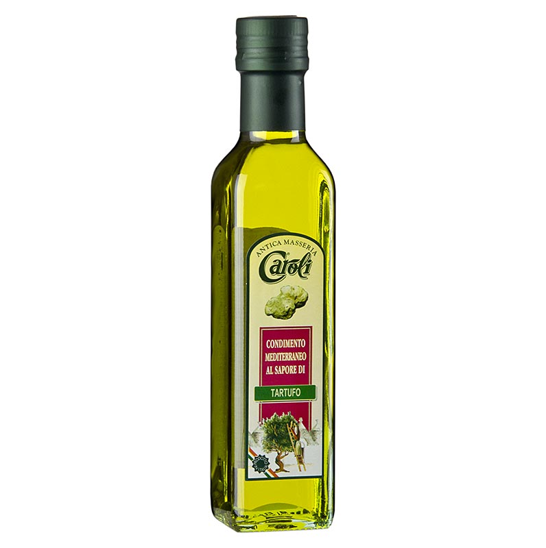 Huile d'olive vierge Caroli aromatisée à la truffe blanche, 250 ml