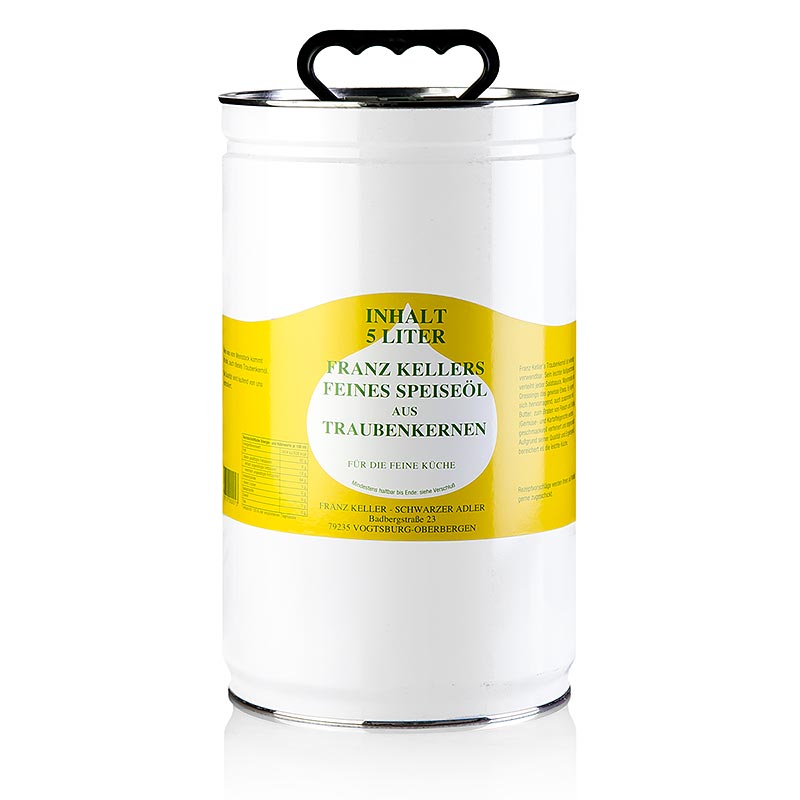 Huile de pépins de raisin, Franz Keller, 5 l