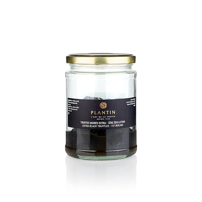 Truffes d'hiver extra (Tuber Melanosporum), truffes entières, rondes, Plantin, 210 g