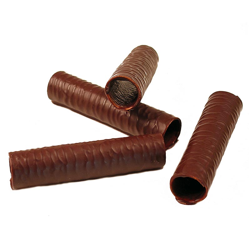 Smilde Bakery - Cialde cave, con cioccolato fondente all'interno e all'esterno, ø 2,5x10,5 cm, 1,65 kg, 100 pezzi