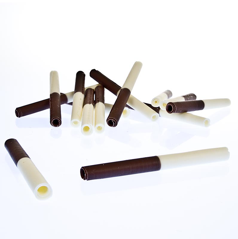 Dobla - Schokozigaretten - "Duo Gaughin", Vollmilch/weiße Schokolade, 8,5cm lang, 700 g, 140 St