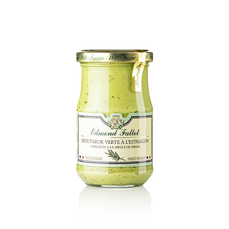 Fallot - Senf, fein, mit Estragon, grün, 190 ml