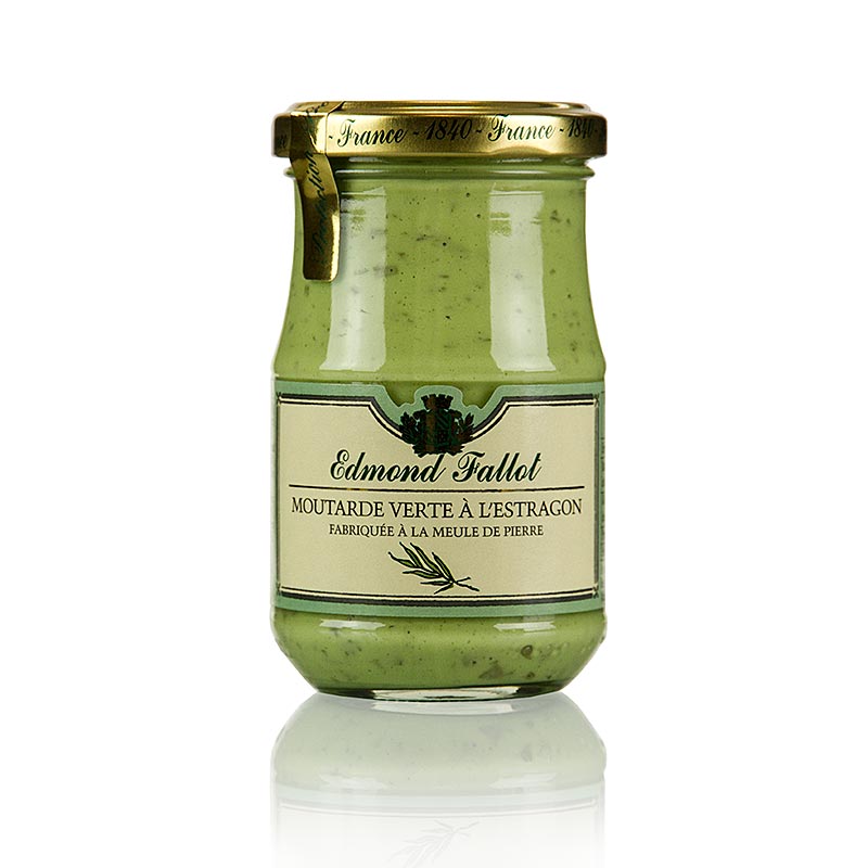 Fallot - Senf, fein, mit Estragon, grün, 190 ml