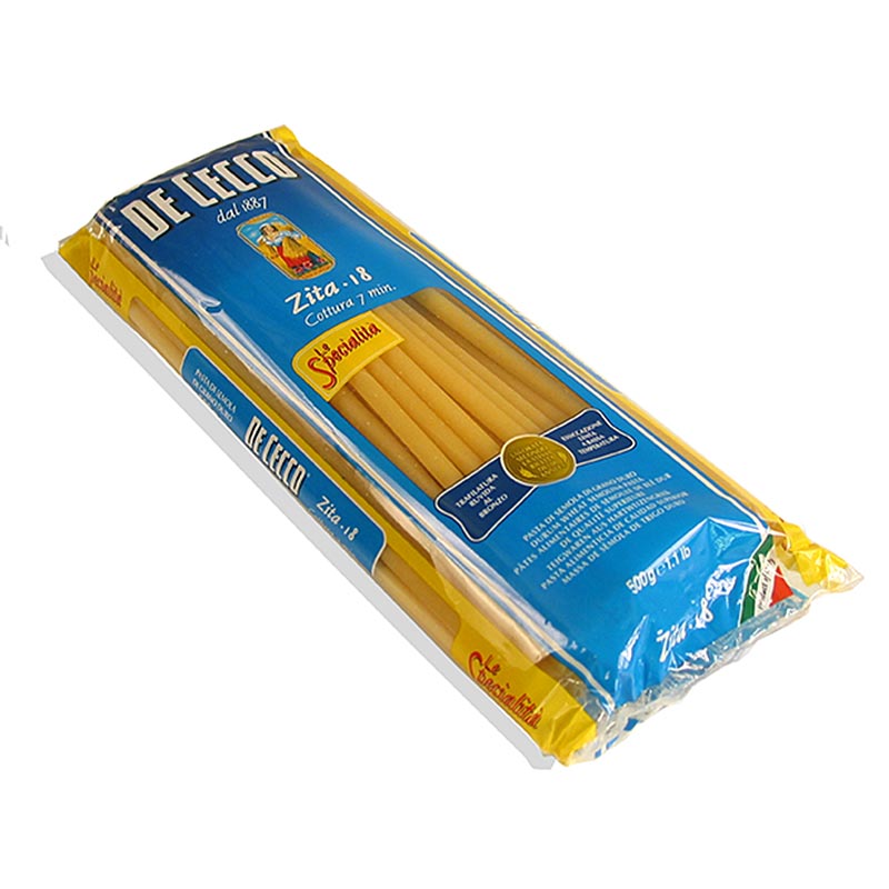 De Cecco Zita, Maccaroni, 4 (6)mm, 24cm lang, No.18, 12 kg, 24 x 500g