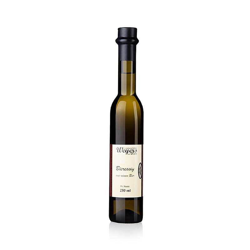 Vinaigre de bière Weyers, à base de bock, 5% d'acidité, 250 ml