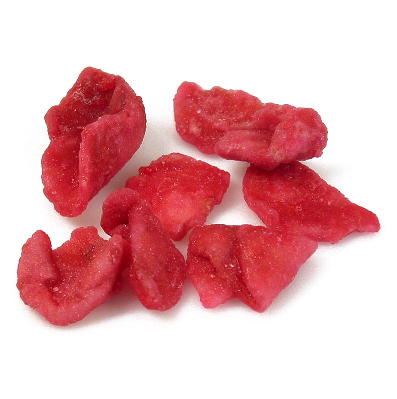 Quai Sud France - Echte Rosen-Blütenblätter, rot, kandiert, kristallisiert, essbar, 1 kg