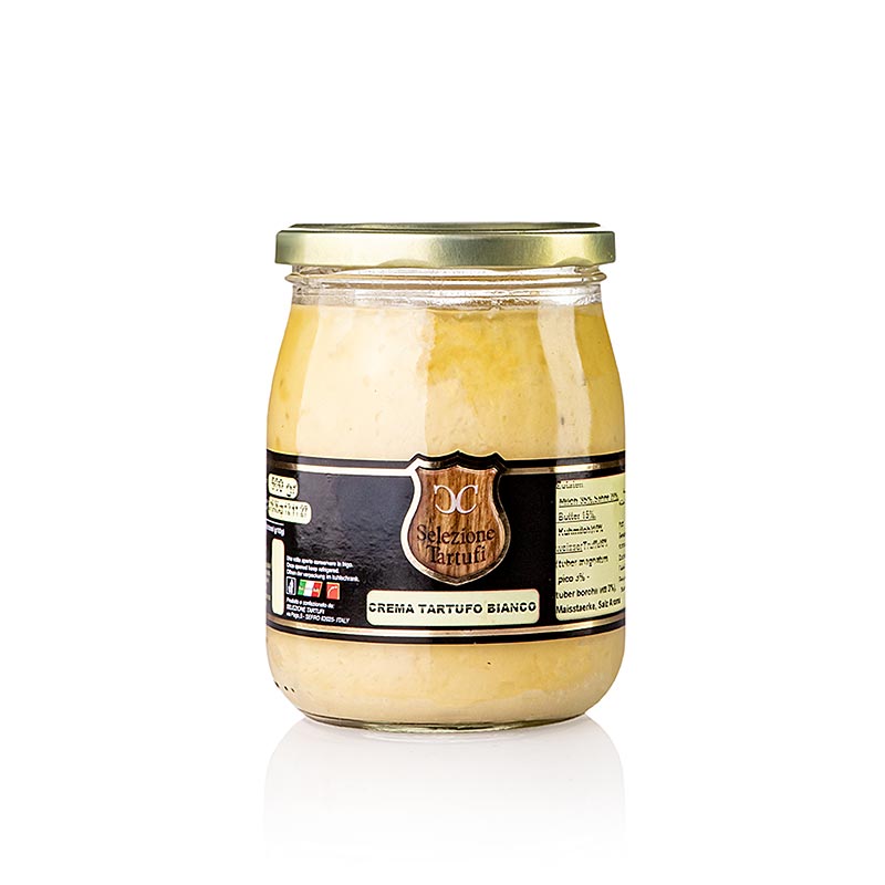 Crema al tartufo, con tartufo bianco (tuber magnatum pico) Crema al Tartufo Bianco, 500 g