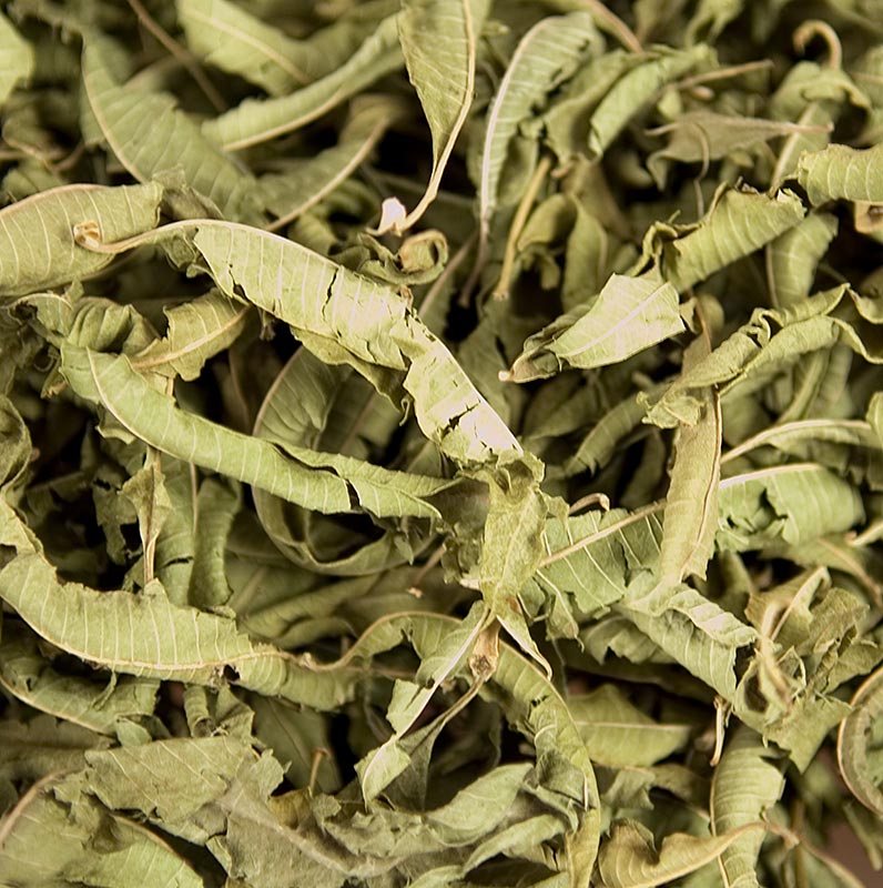 Zitronenverbene/ Zitronenkraut (falsches Eisenkraut / Verveine), ganze Blätter, 100 g | Patisserie, Dessert, Sirup | thungourmet