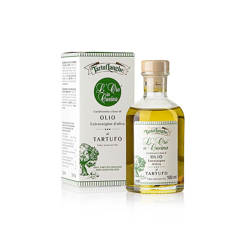 Huile d'olive vierge à la truffe d'été et arôme (huile de truffe), Tartuflanghe, 100 ml