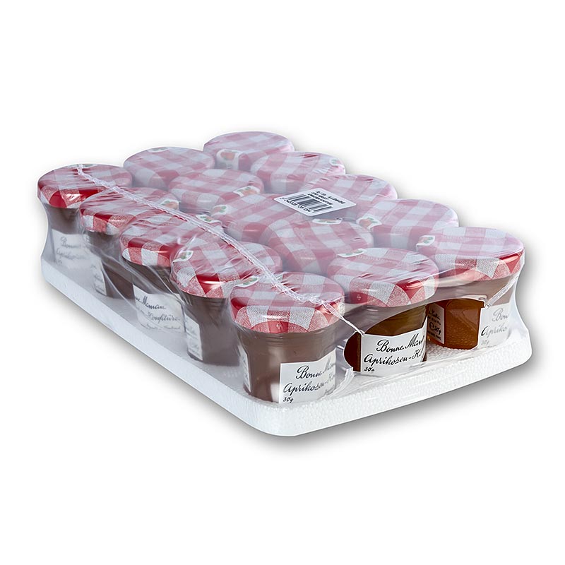 Bonne Maman - Portions-Konfitüre Aprikose, 450 g, 15 x 30g