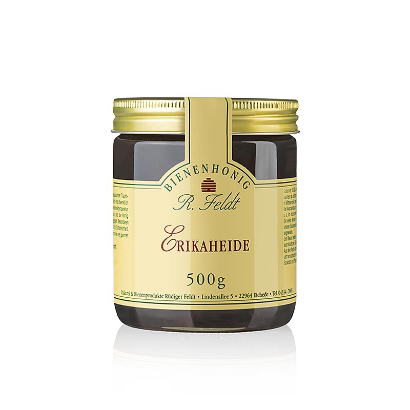 Apiculture Feldt -Miel, foncé, très aromatique, floral, 500 g