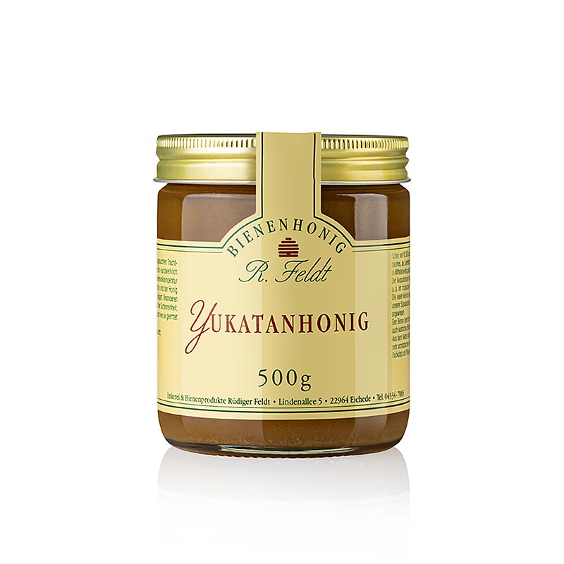 Imkerei Feldt - Yukatan-Honig, cremig, tropisch, fliederartiges Aroma, 500 g