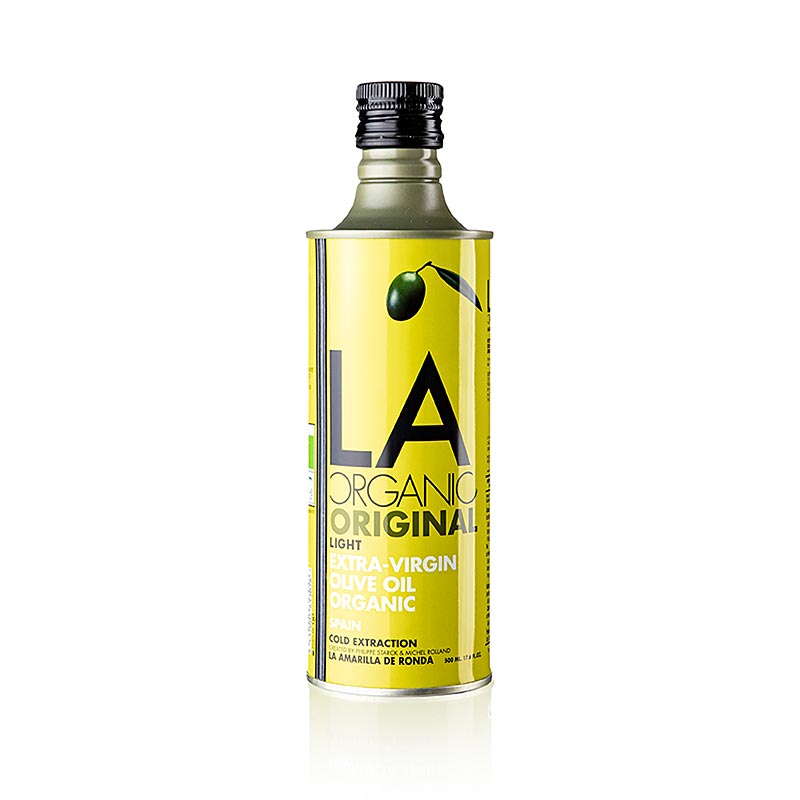 Huile d'olive vierge, La Ronda Suave Eco (bidon conçu par Philippe Starck), BIO, 500 ml