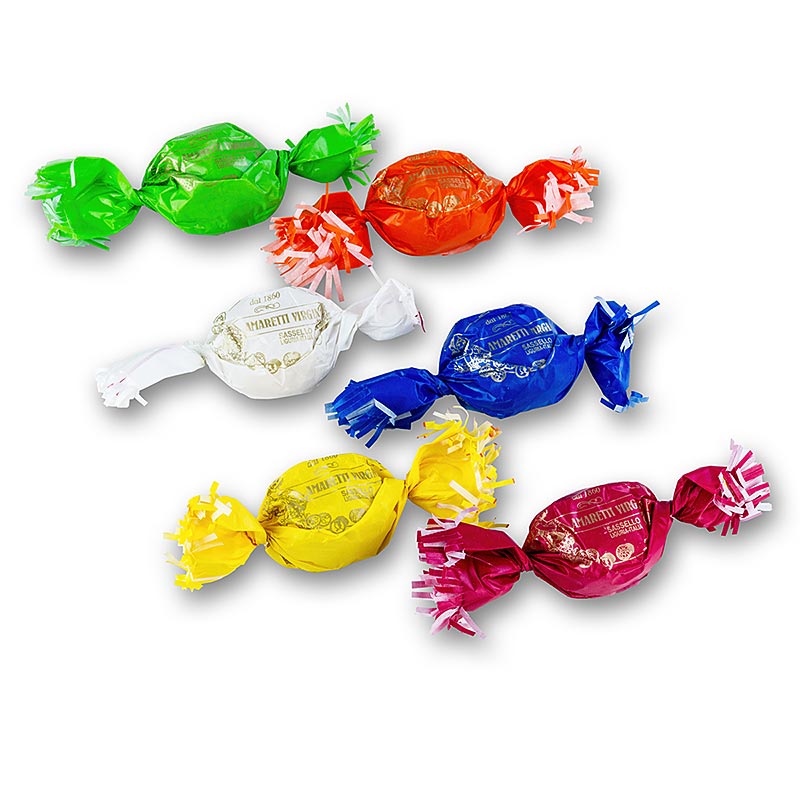 Amaretti soft/soft, emballés individuellement dans un papier coloré, 900 g