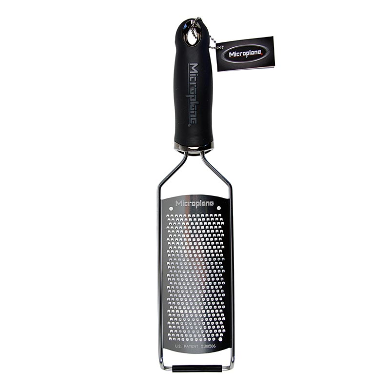 Microplane - Gourmet Serie - feine Reibe, Griff schwarz/soft-touch, 1 St
