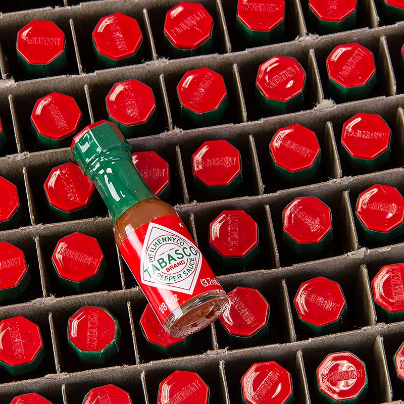 Tabasco, rouge, piquant, mini-flacons, 533 ml, 144 x 3,7ml