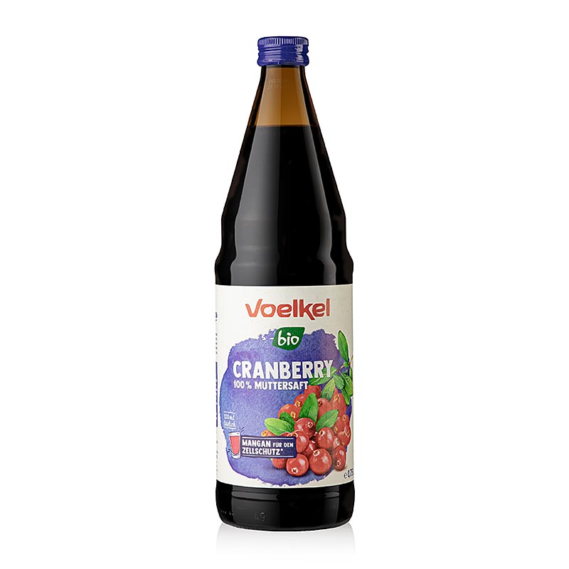Voelkel - Cranberrysaft, 100% Direktsaft, BIO, 750 ml