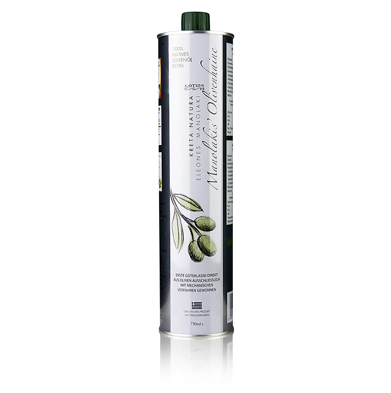 Olio d'oliva , Manolakis Groves, da olive Koroneiki, Creta, 750 ml