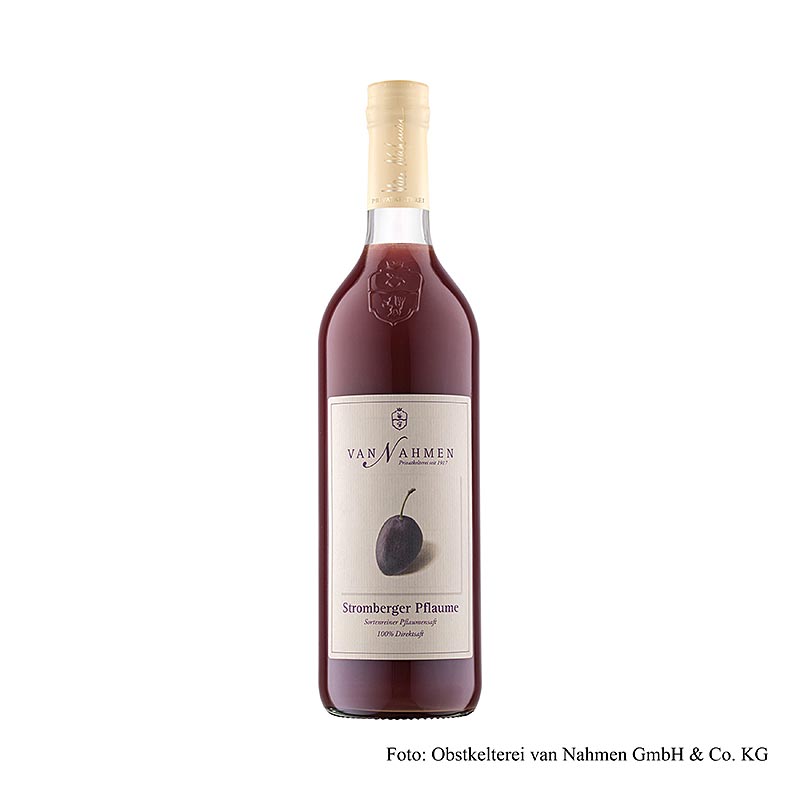 van Nahmen - Stromberger Pflaume (Zwetschkensaft), 100% Direktsaft, 750 ml