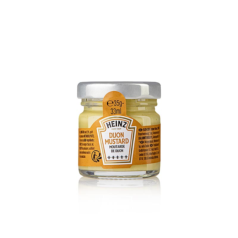 Heinz - Dijon Senf, fein, Portionsgläser, 33 ml