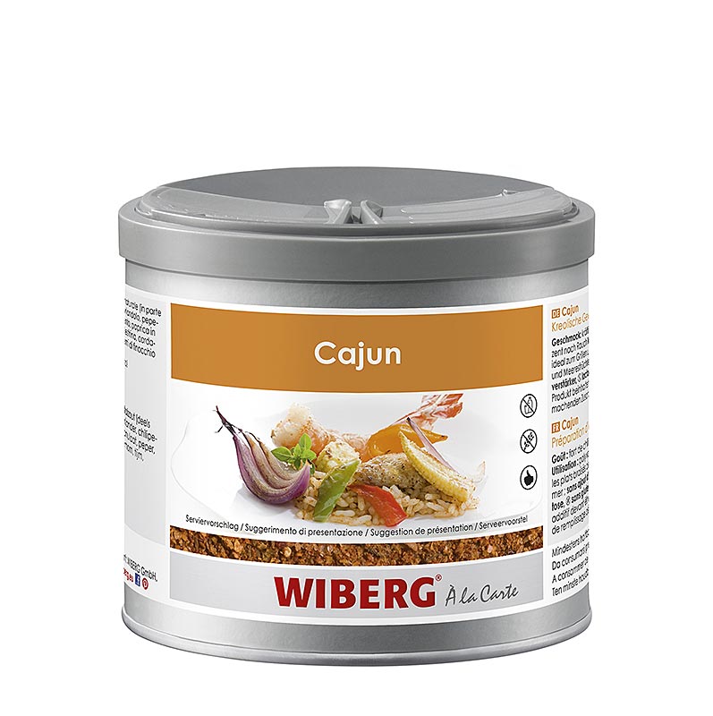 Wiberg Cajun, préparation d'épices créoles, pour la cuisine louisianaise d'inspiration française, 280 g