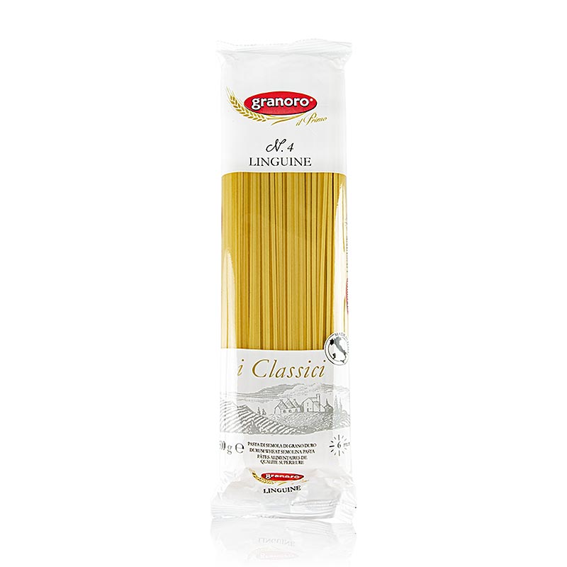Granoro Linguine, Bandnudel, 2mm, No.4, 12 kg, 24 x 500g