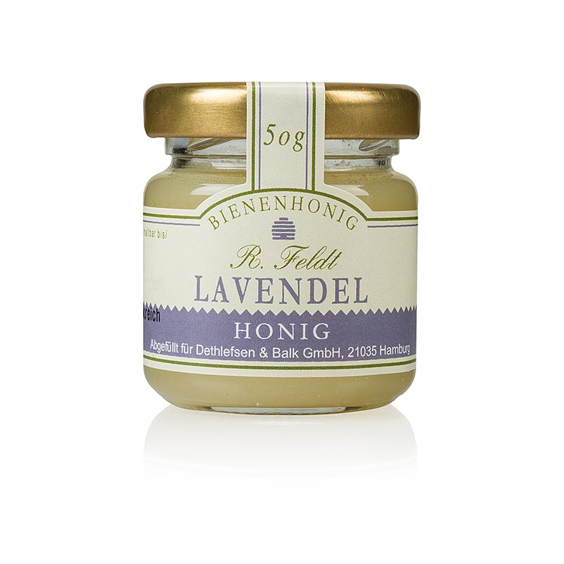 Lavendel-Honig, weiß, cremig, vollblumig, Portionsglas, 50 g