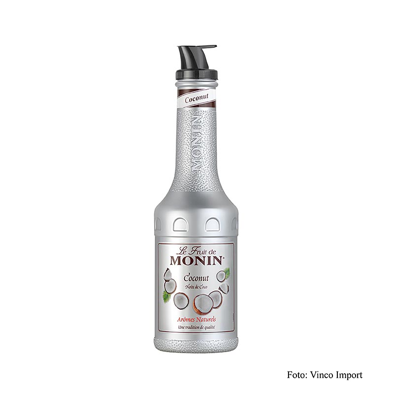 Monin - Miscela di purea di frutta - Cocco, zuccherata, con beccuccio, 1 l