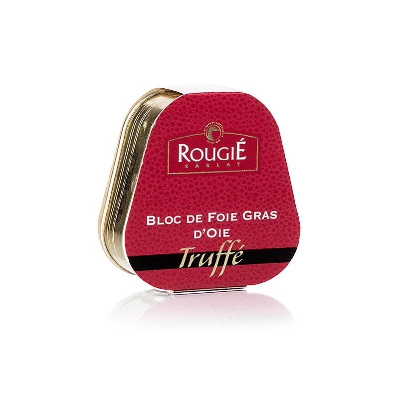 Rougie - Gänsestopfleberblock, 3% Trüffel, Foie Gras, Trapez, Rougié, 75 g