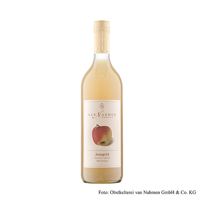 van Nahmen Jus de pomme Jonagold, 100 % pur jus, BIO, 750 ml