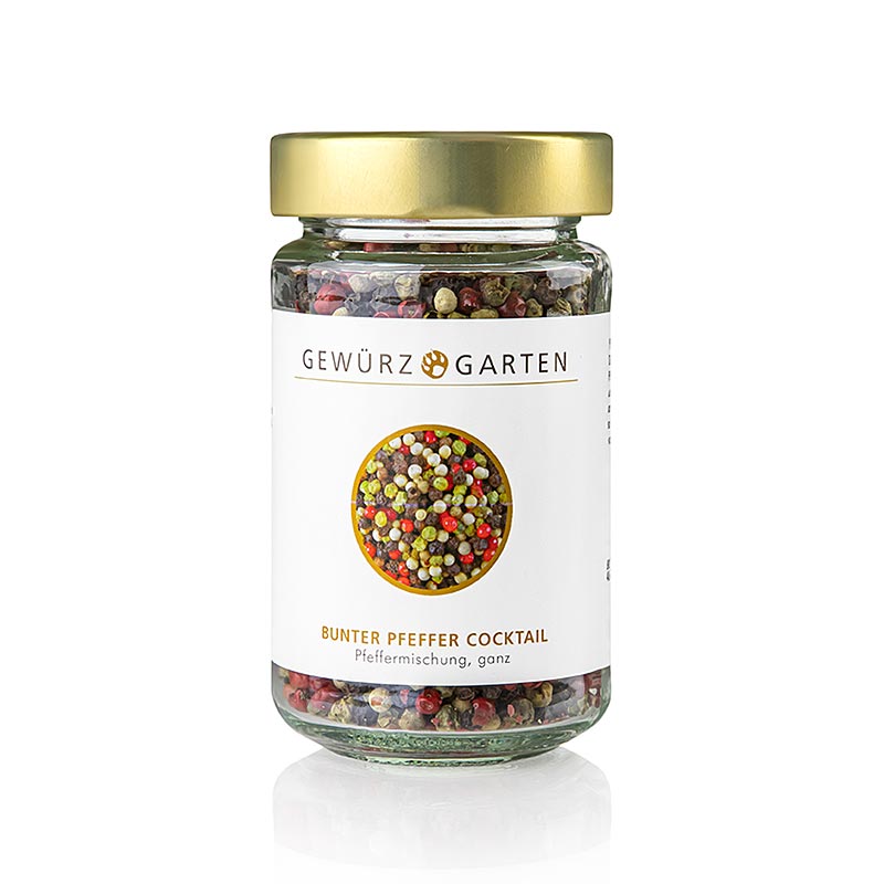 Orto delle spezie "Bunter Pepe " (bianco, nero, verde, rosa), interi, 100 g
