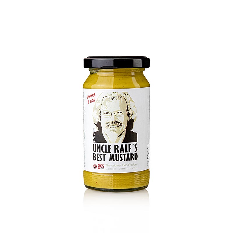 Kornmayer - Moutarde « Uncle Ralfs Best Mustard », douce et piquante, 210 ml