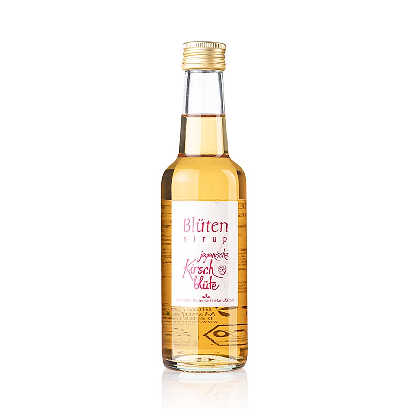 Deutsche Blütensekt Manufaktur - Sciroppo ai fiori di ciliegio giapponese, 1:10, BIO, 250 ml