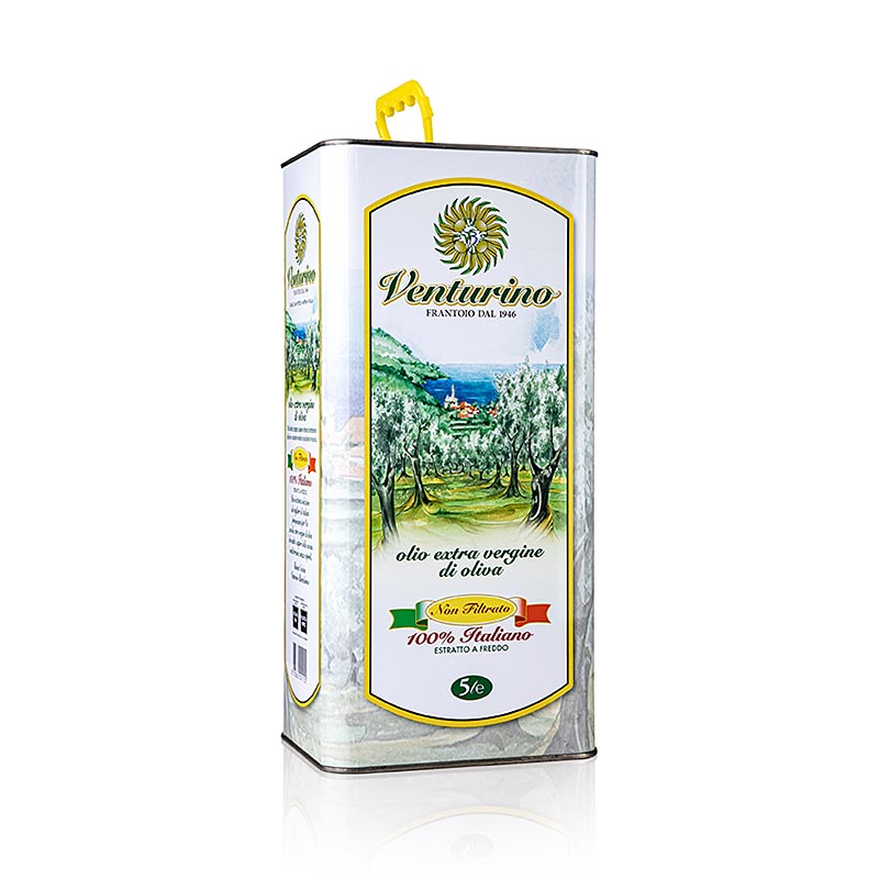 Huile d'olive , Venturino « Mosto », 100 % olives italiennes, 5 l