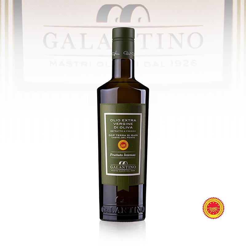 Huile d'olive , Galantino « Terra di Bari DOP/AOP », au goût fruité intense, 500 ml