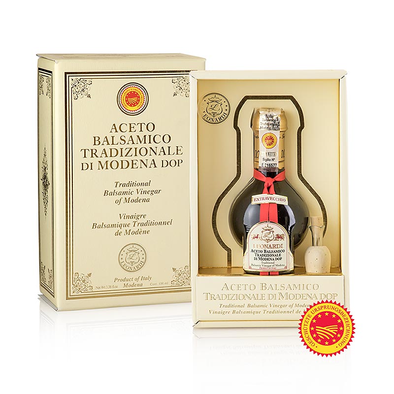 Aceto balsamico di Modena DOP/DGI, Extravecchio, 25 anni, Leonardi, 100 ml