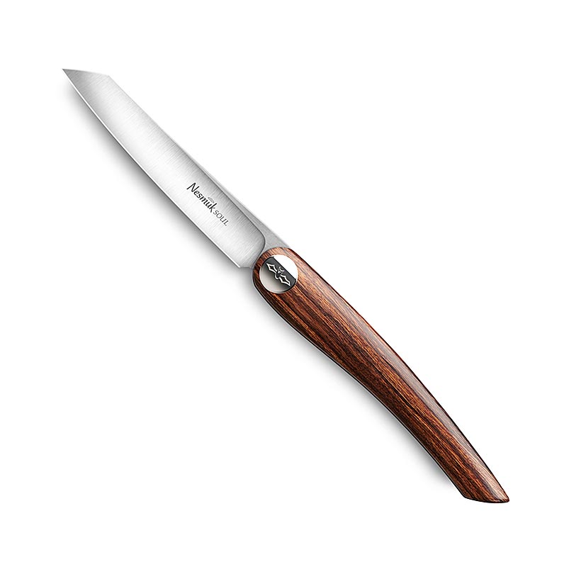 Coltello pieghevole Nesmuk Soul (Folder), 202 mm (115 mm chiuso), manico in ferro del deserto, 1 pz.
