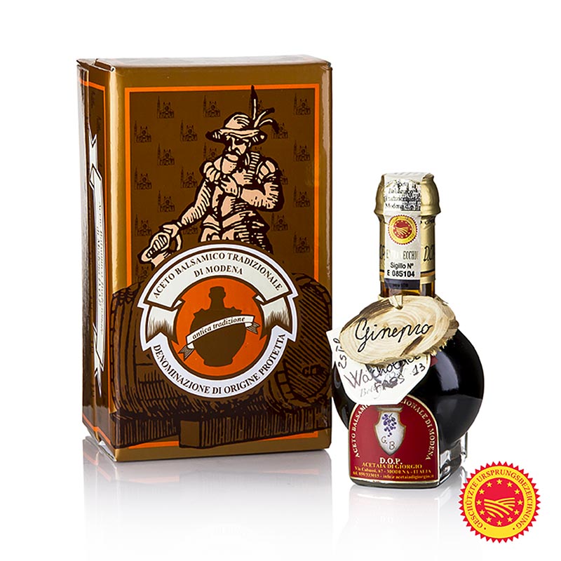 Vinaigre balsamique AOP/IGP, 25 ans, fût de genévrier, Acetaia di Giorgio, 100 ml