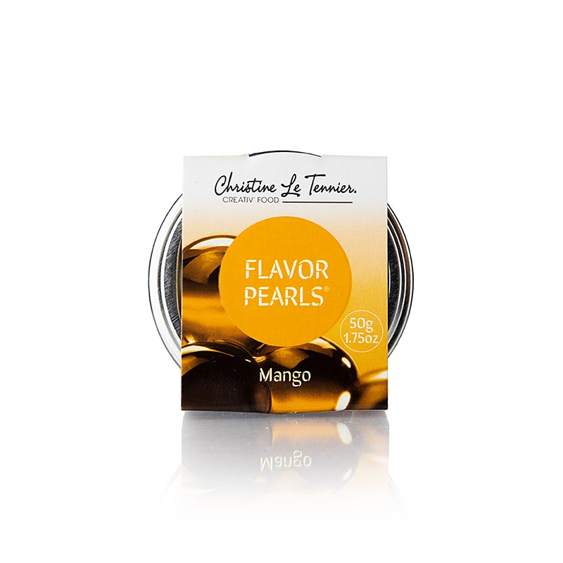 Caviale di frutta "Mango", granelli da 5 mm, sferette, Les Perles, 50 g