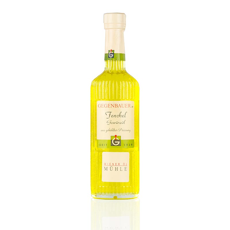 Gegenbauer - Olio aromatizzato al finocchio, con olio di semi di girasole, 250 ml