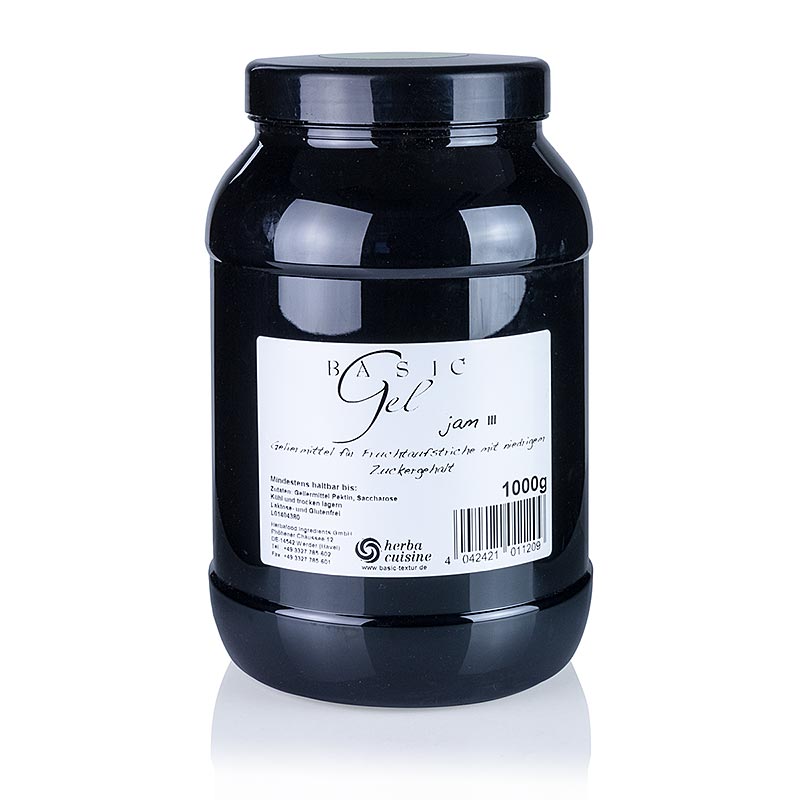 Gel - per marmellate 3, verde, vegano, Herbacuisine, 1 kg