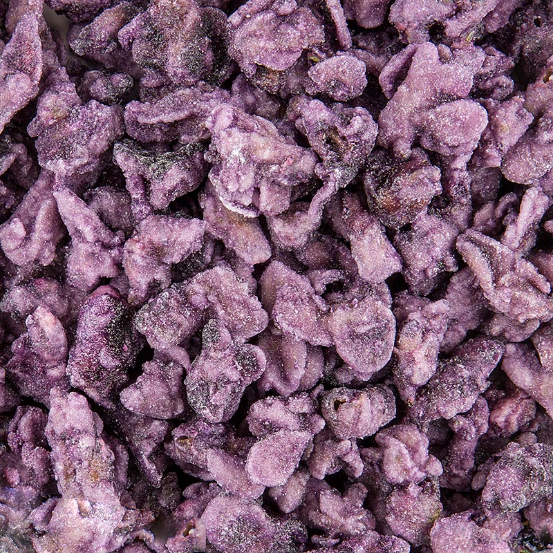 Quai Sud France - Echte Veilchen-Blütenblätter, blau-violett, kristallisiert, ca. 2cm, essbar, 1 kg