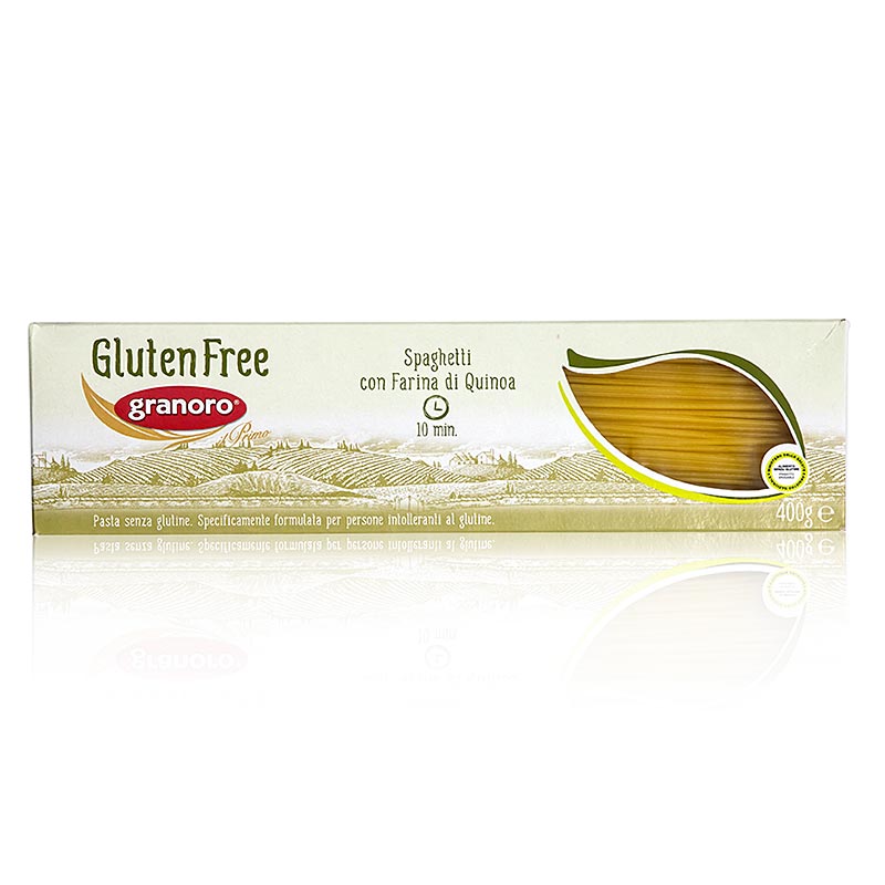 Spaghetti Granoro alla quinoa, senza glutine, n. 472, 4,8 kg, 12 confezioni da 400 g