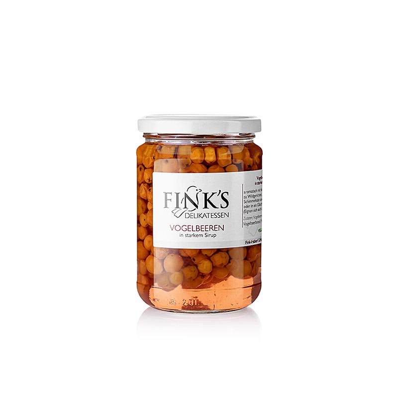 Fink's Delikatessen - Bacche di sorbo selvatico sciroppate, 400 g